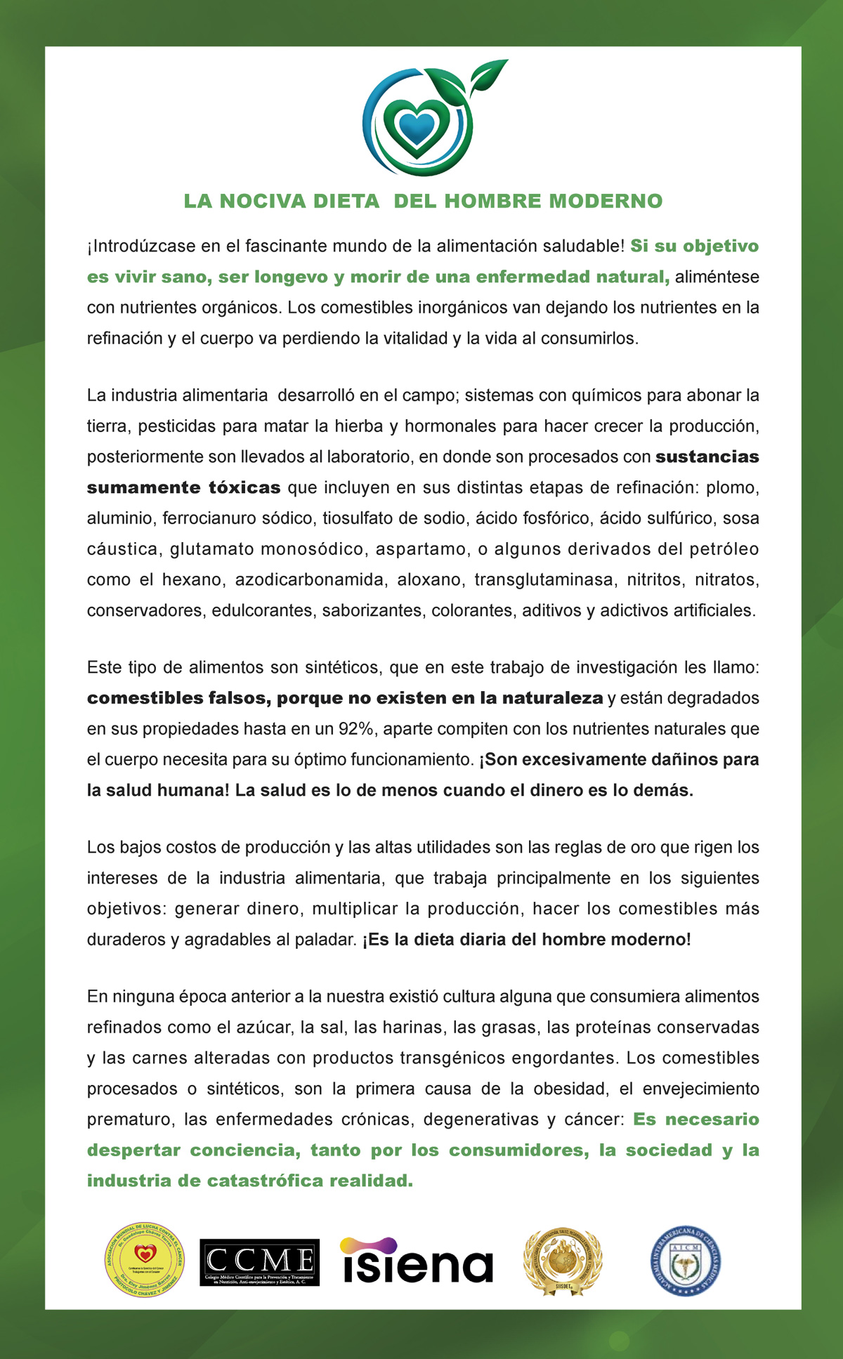 5.- SISTEMA DE ALIMENTACIÓN DE LA MEDICINA ORGÁNICA, “NUTRICIÓN CELULAR” TODO TERRENO - Image 3