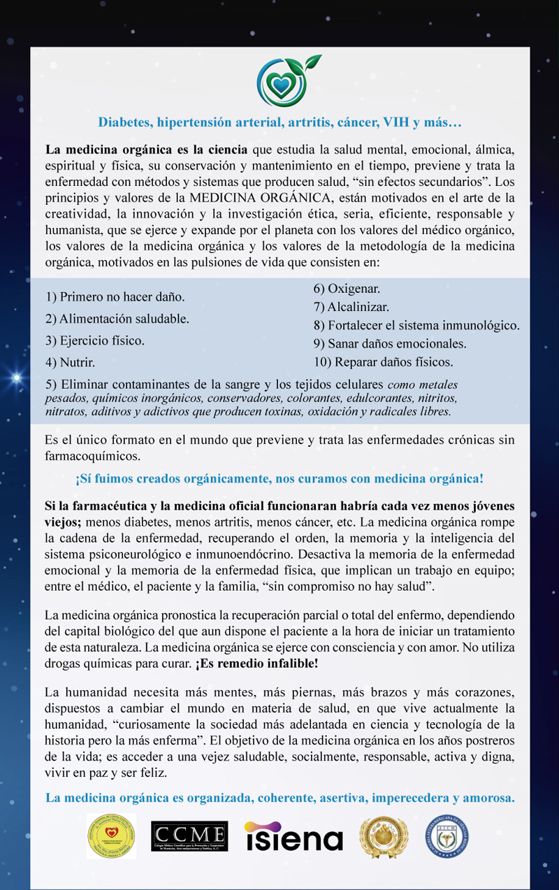 4.- LA MEDICINA ORGÁNICA ¡CAMBIANDO VIDAS! - Image 2